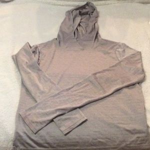 Reebok lightweight hooded long sleeve.